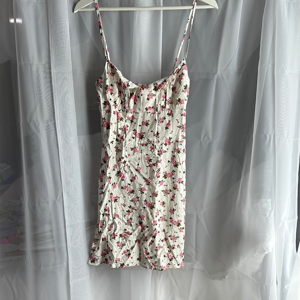 Spiritual Gangster tie front mini dress NWT